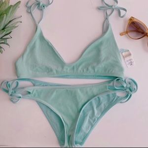 L*pace Ridin High Ribbed Bikini Top AND Bottom🌴